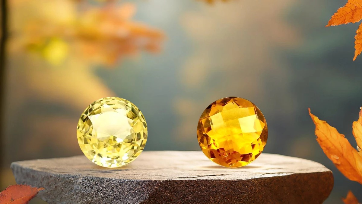 Citrine and Yellow Sapphire